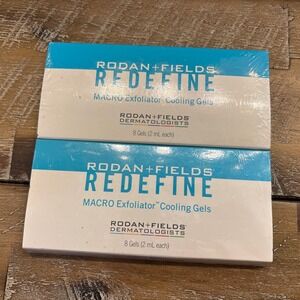 LOT OF 2 Rodan + Fields Redefine Macro Exfoliator Cooling Gels 8 Gels SEALED NEW
